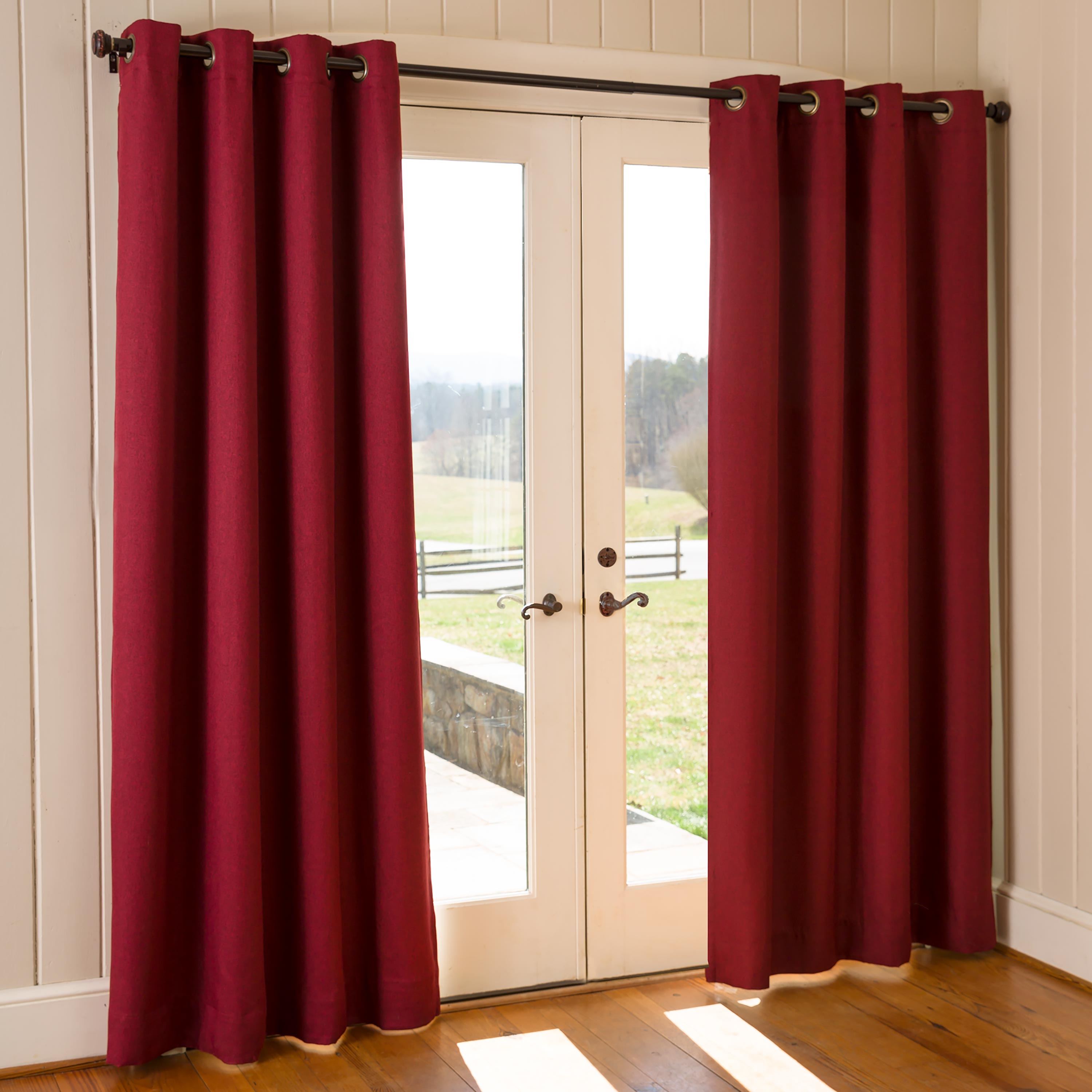 Madison Double-Blackout Grommet Curtain Pair, 40"W x 84"L per panel