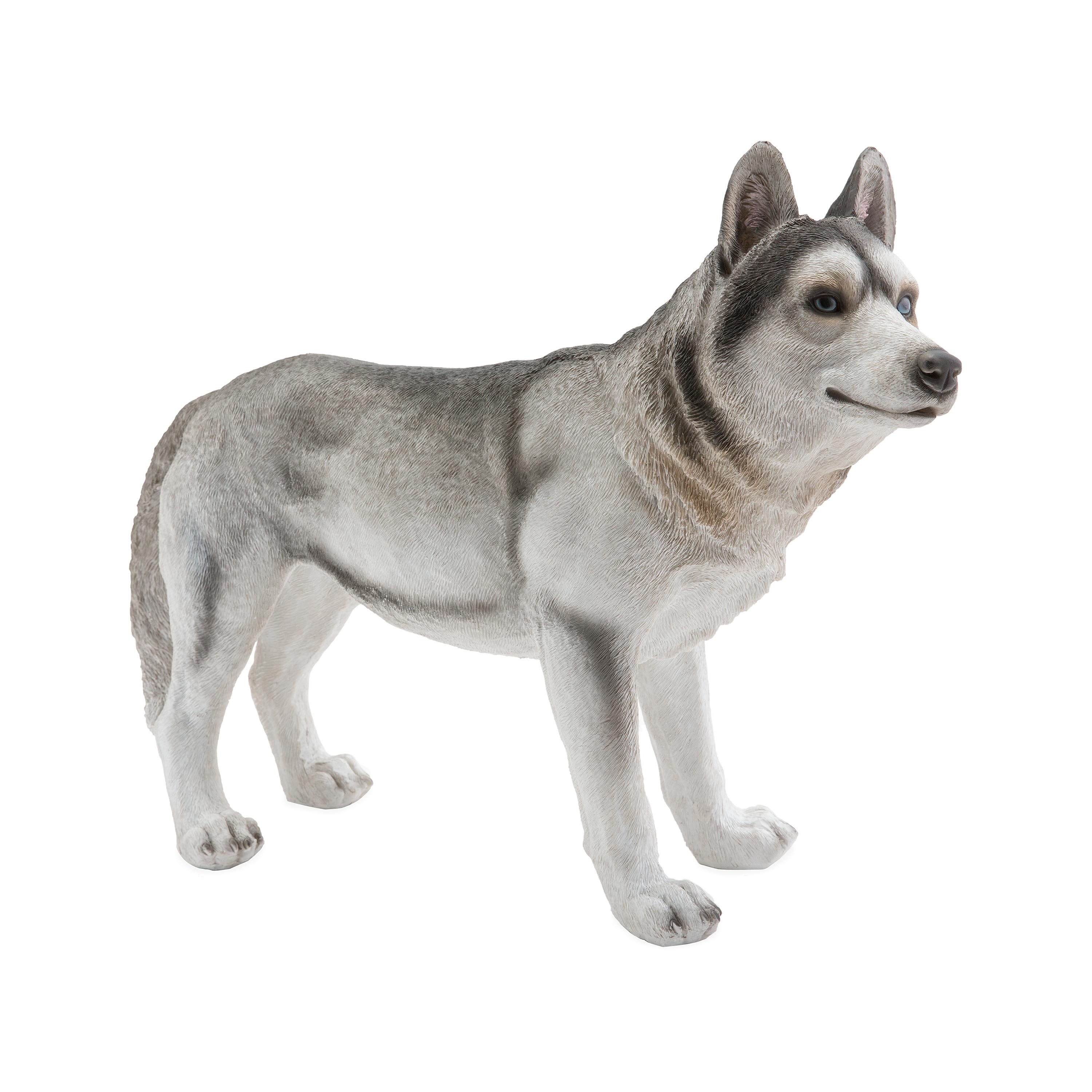 Siberian Husky Dog Statue