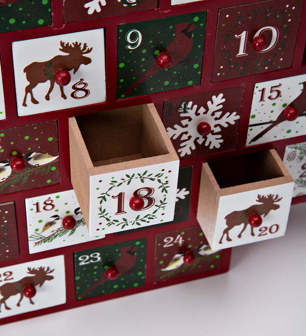 Christmas Advent Calendar Tree with Drawers