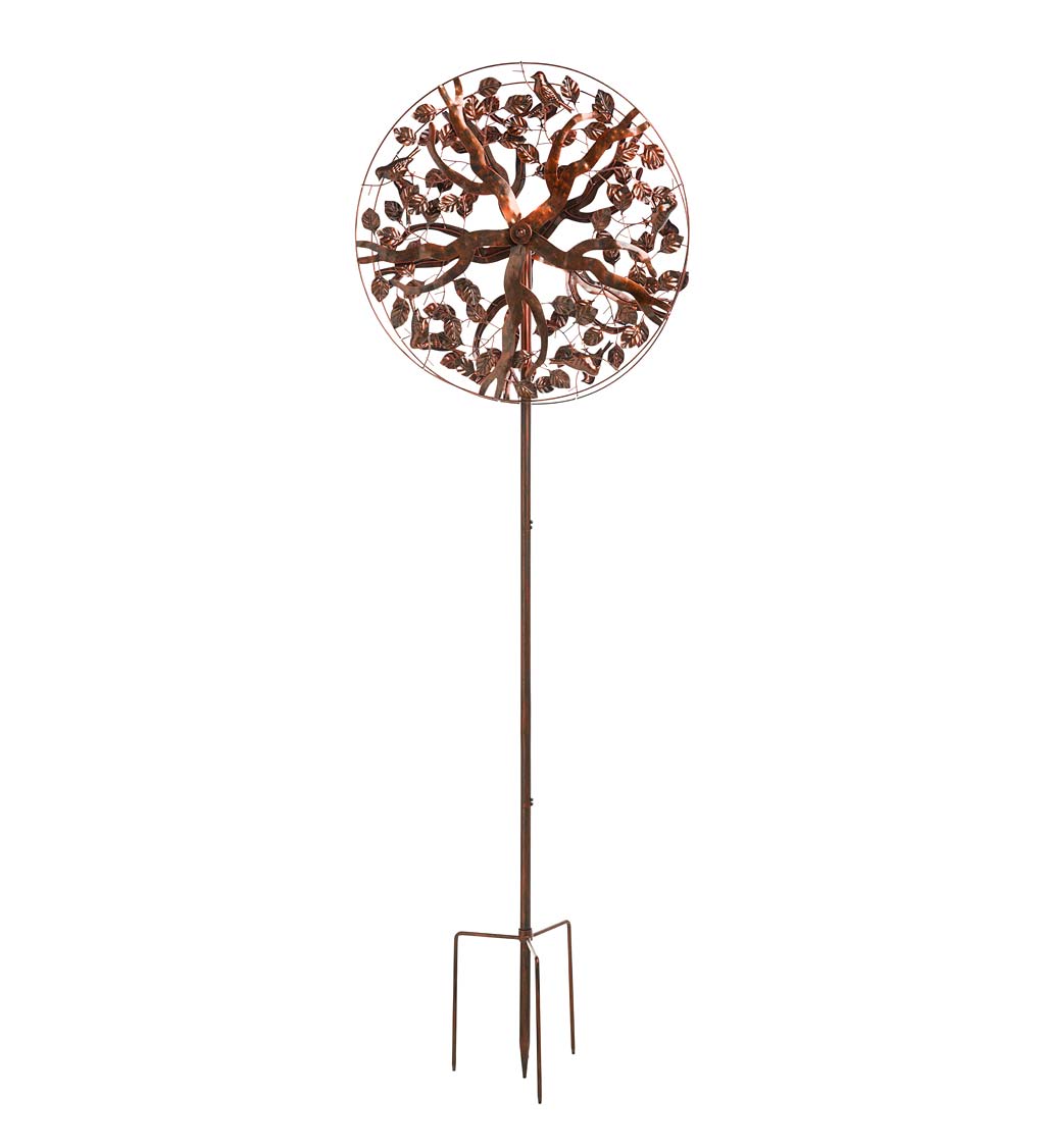 Copper Tree of Life Wind Spinner