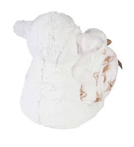 Plush Lamb Stuffed Animal with Blanket Gift Set