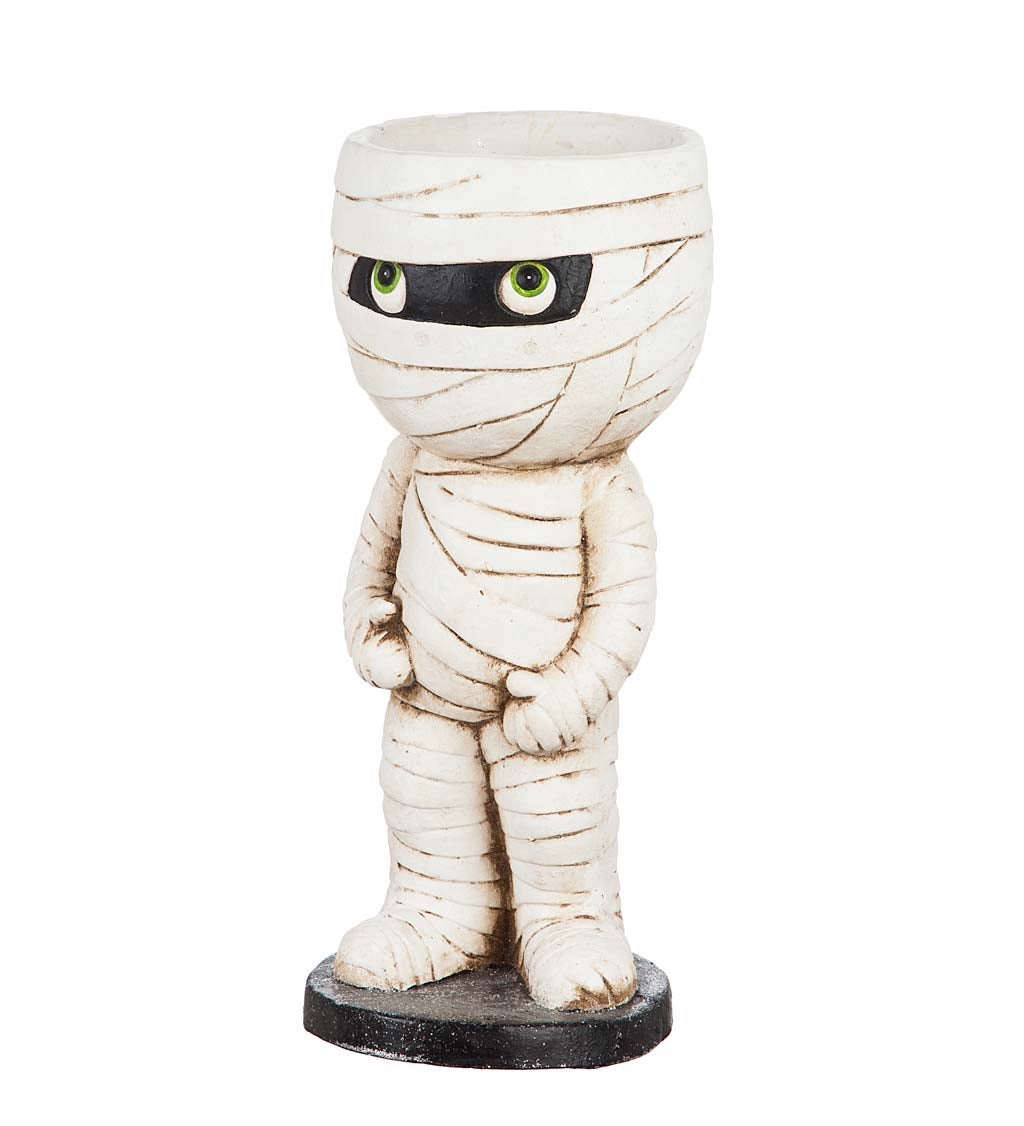 Mummy Candy Bowl Resin Statuary