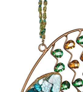 Beaded Glass and Metal Dragonfly Wind Chime