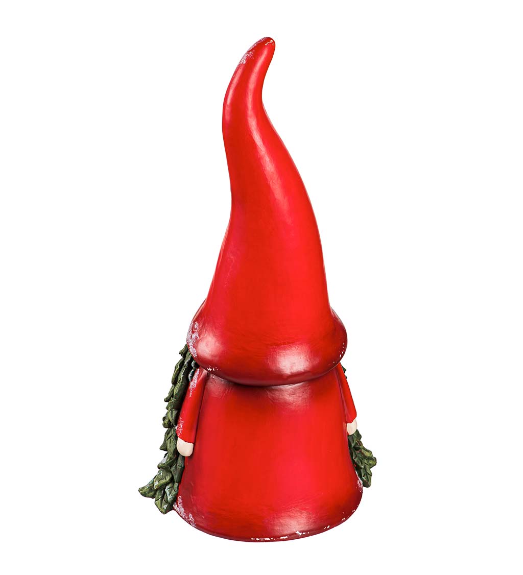 Battery-Operated Lighted Gnome with Wintergreen Beard