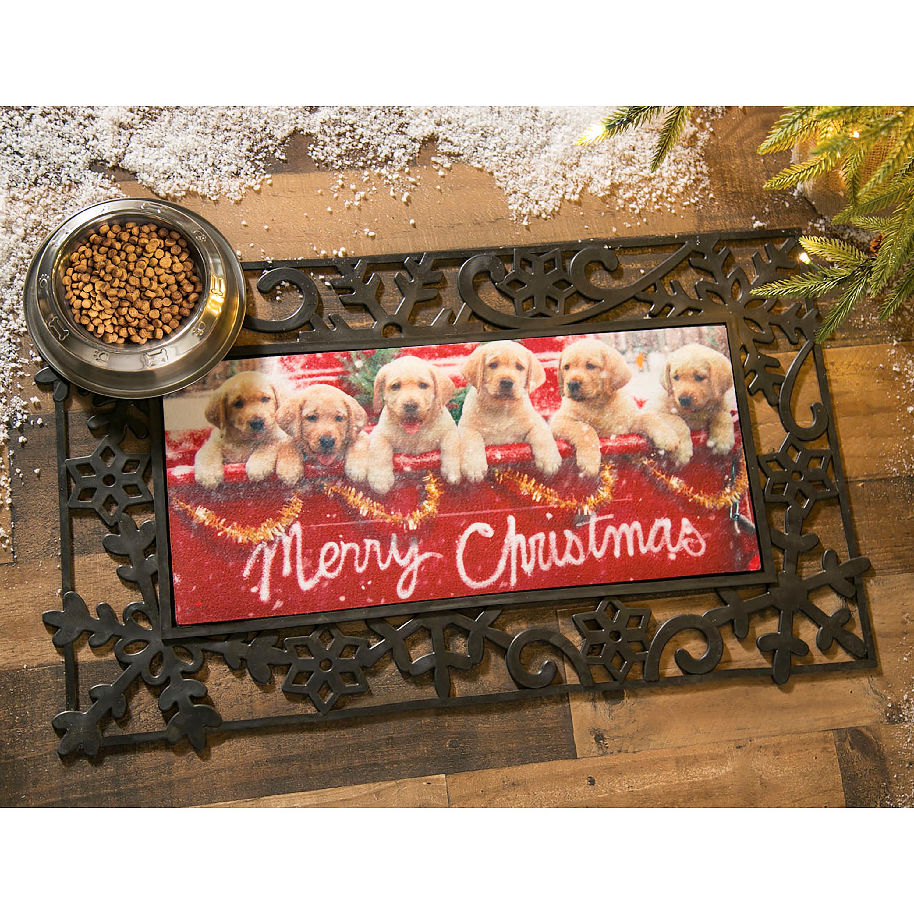 Red Truck with Puppies Sassafras Switch Mat