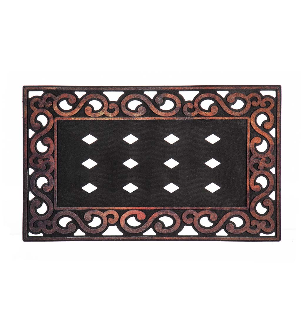 Variegated Scroll Sassafras Mat Tray