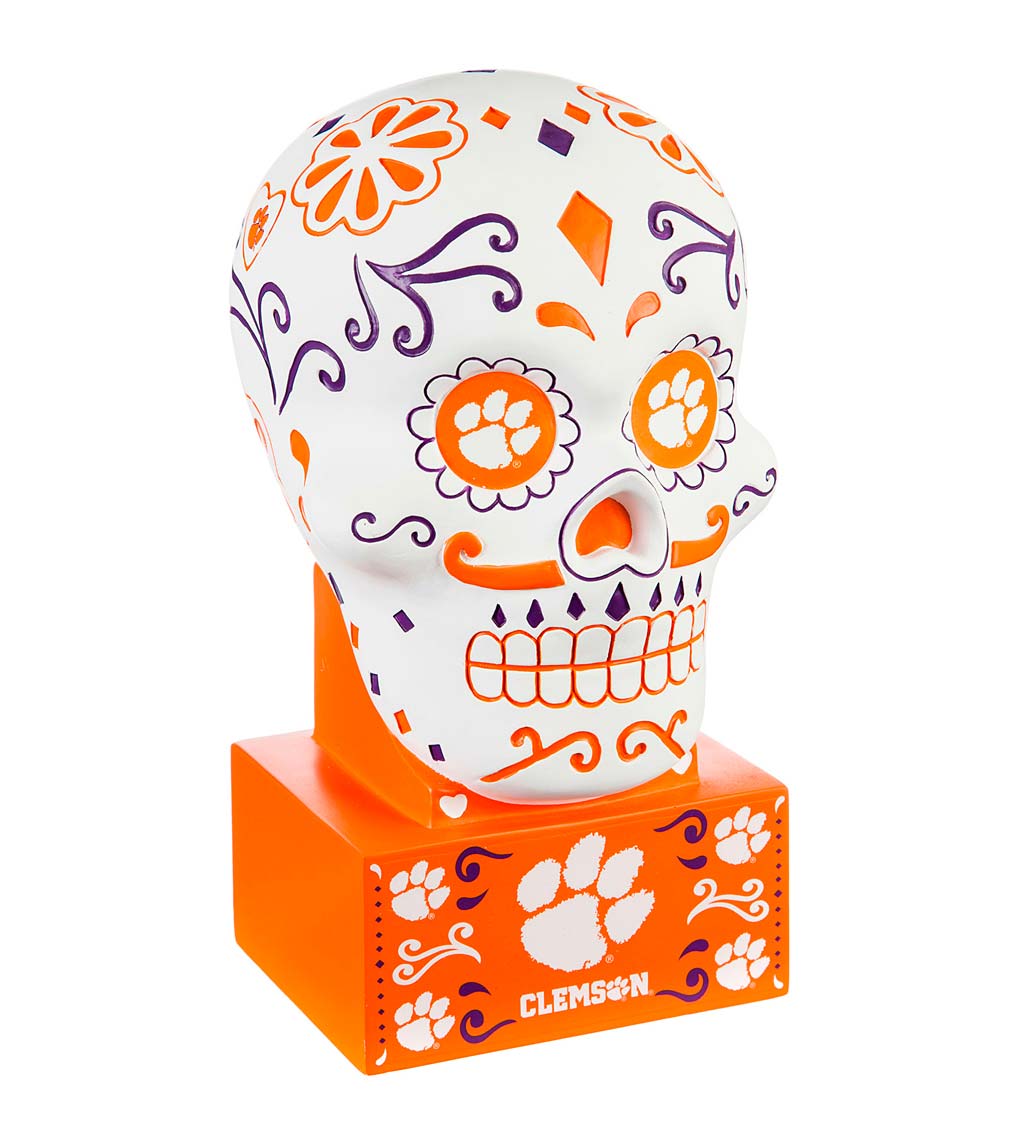 Clemson University Sugar Skull Statue