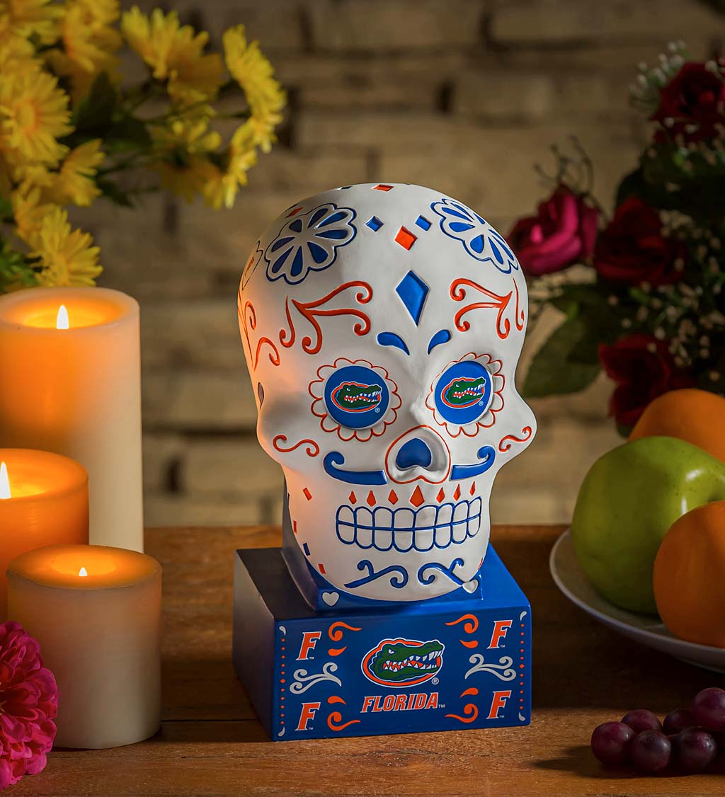 University of Florida Sugar Skull Statue