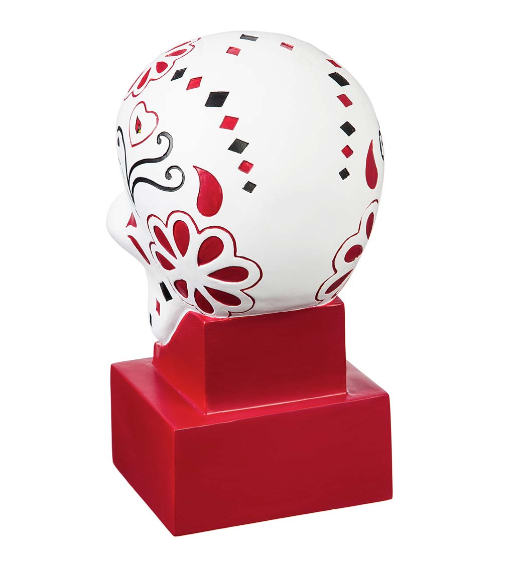 Arizona Cardinals Sugar Skull Statue