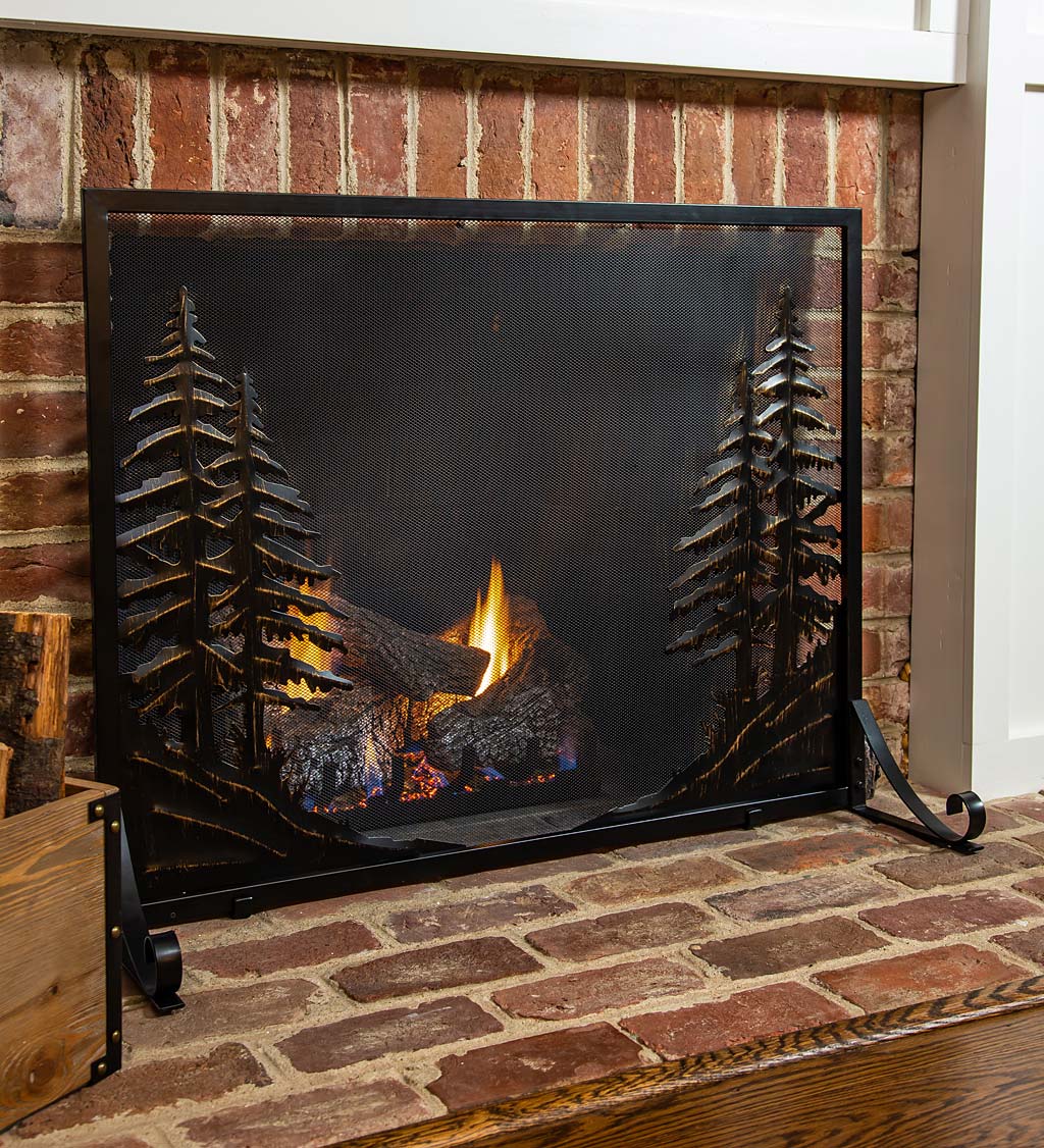 Alpine Flat Guard Fireplace Screen