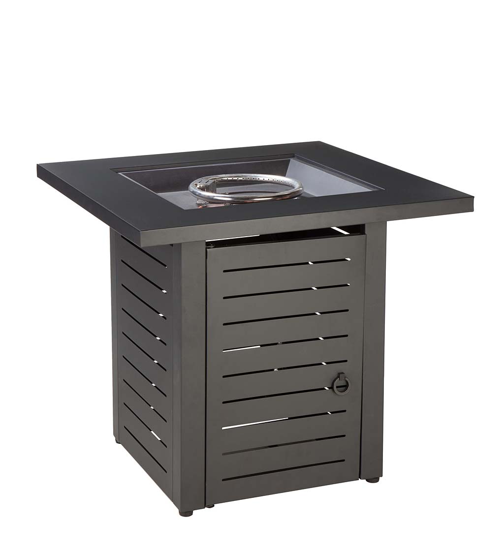 Metal Gas Fire Pit Table