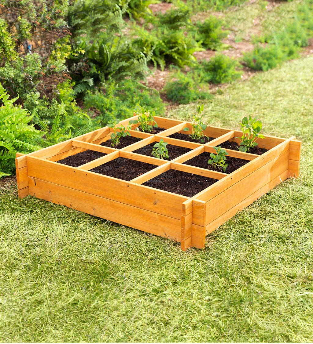 Wood Raised Garden Bed