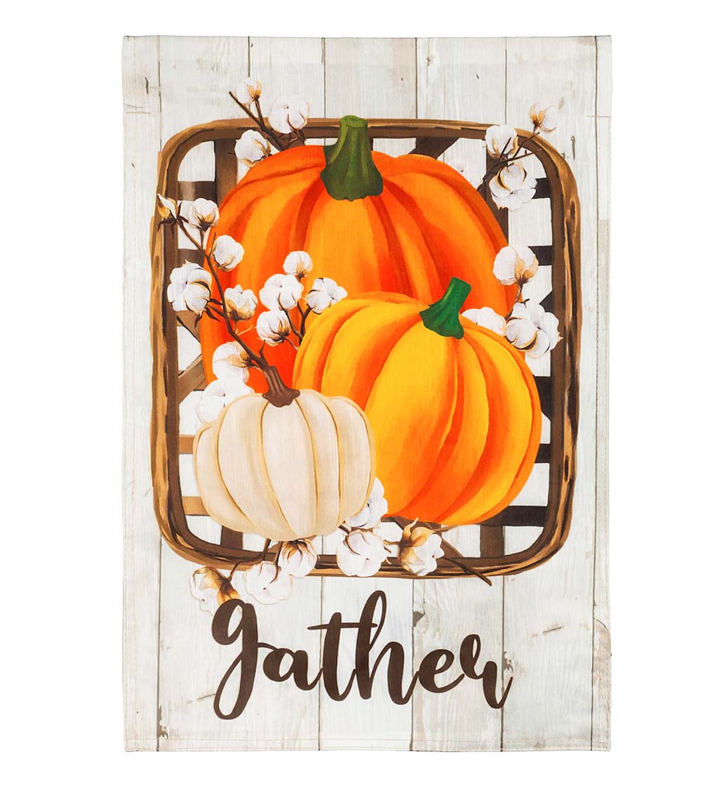 Gather Basket Decorative Garden Flag