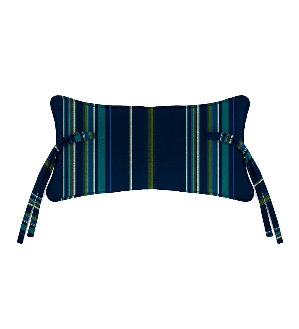 Sunbrella Headrest Pillow with Ties, 15" x 8" x 4½" swatch image
