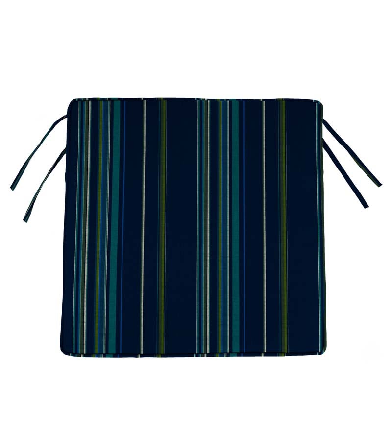 Deluxe Sunbrella Chair Cushion with ties, 18½" x 15½" x 2½" swatch image
