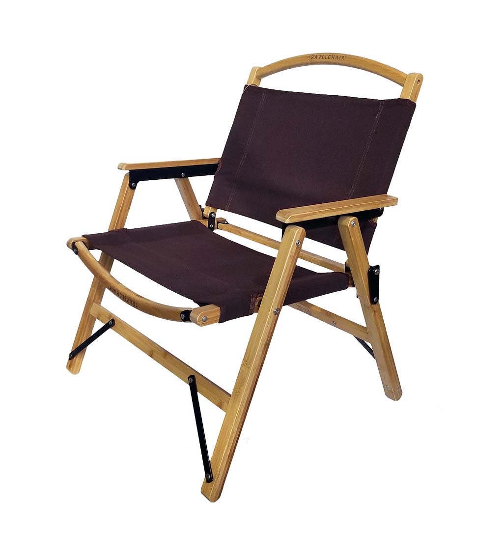Retro Bamboo Folding Camp Chair - Bamboo