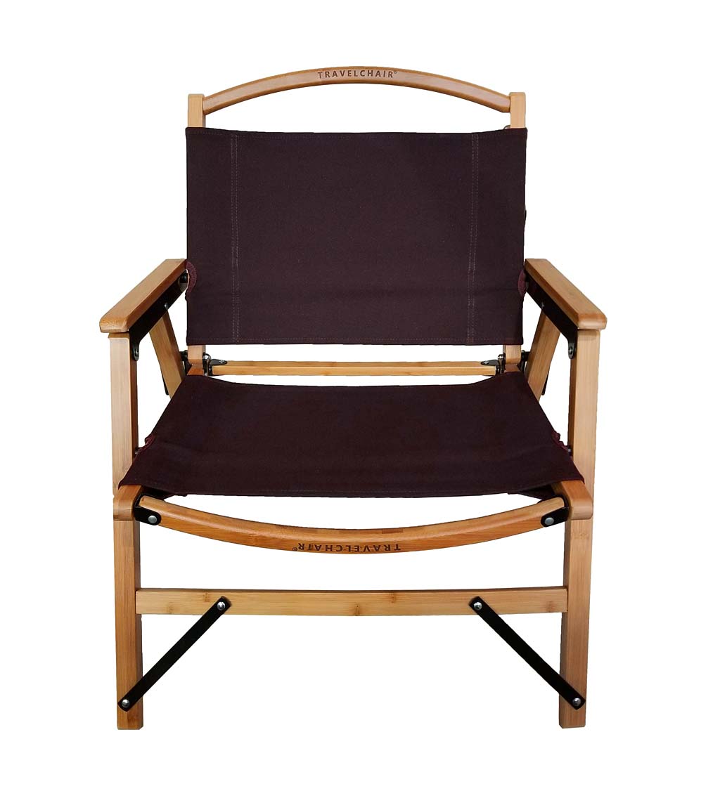 Retro Bamboo Folding Camp Chair