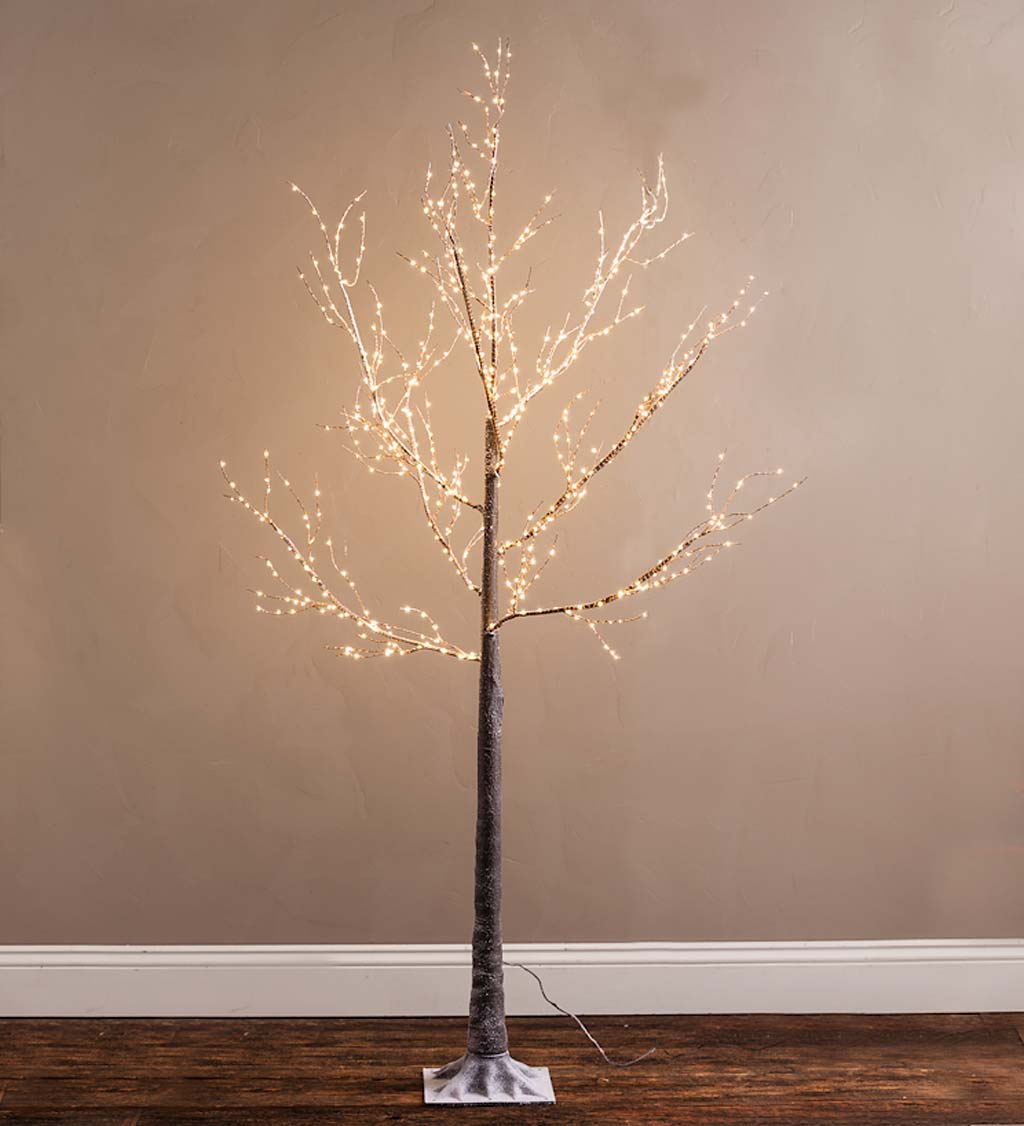 Indoor/Outdoor Birch Tree with Micro Lights