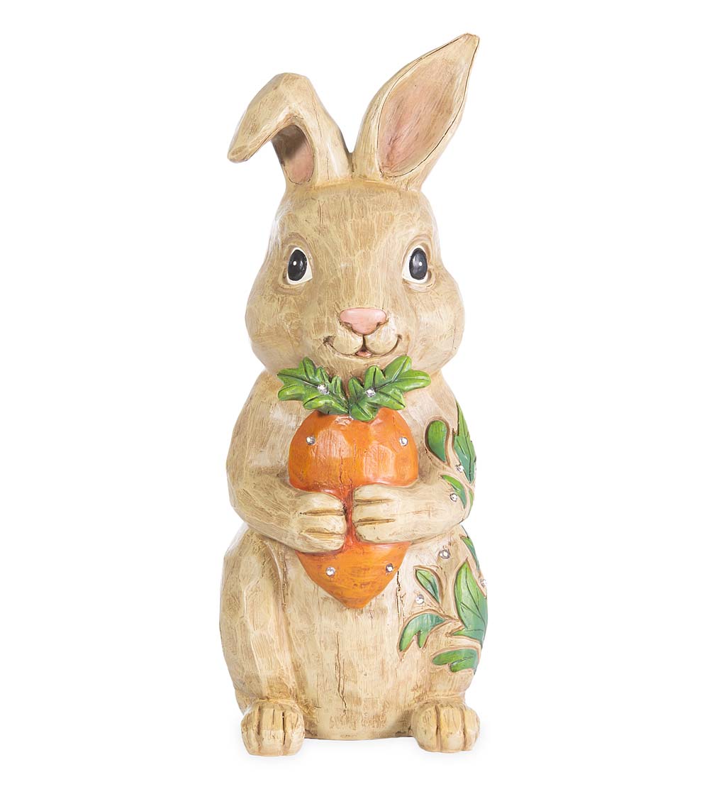 Indoor/Outdoor Lighted Bunny Rabbit Shorty Statue