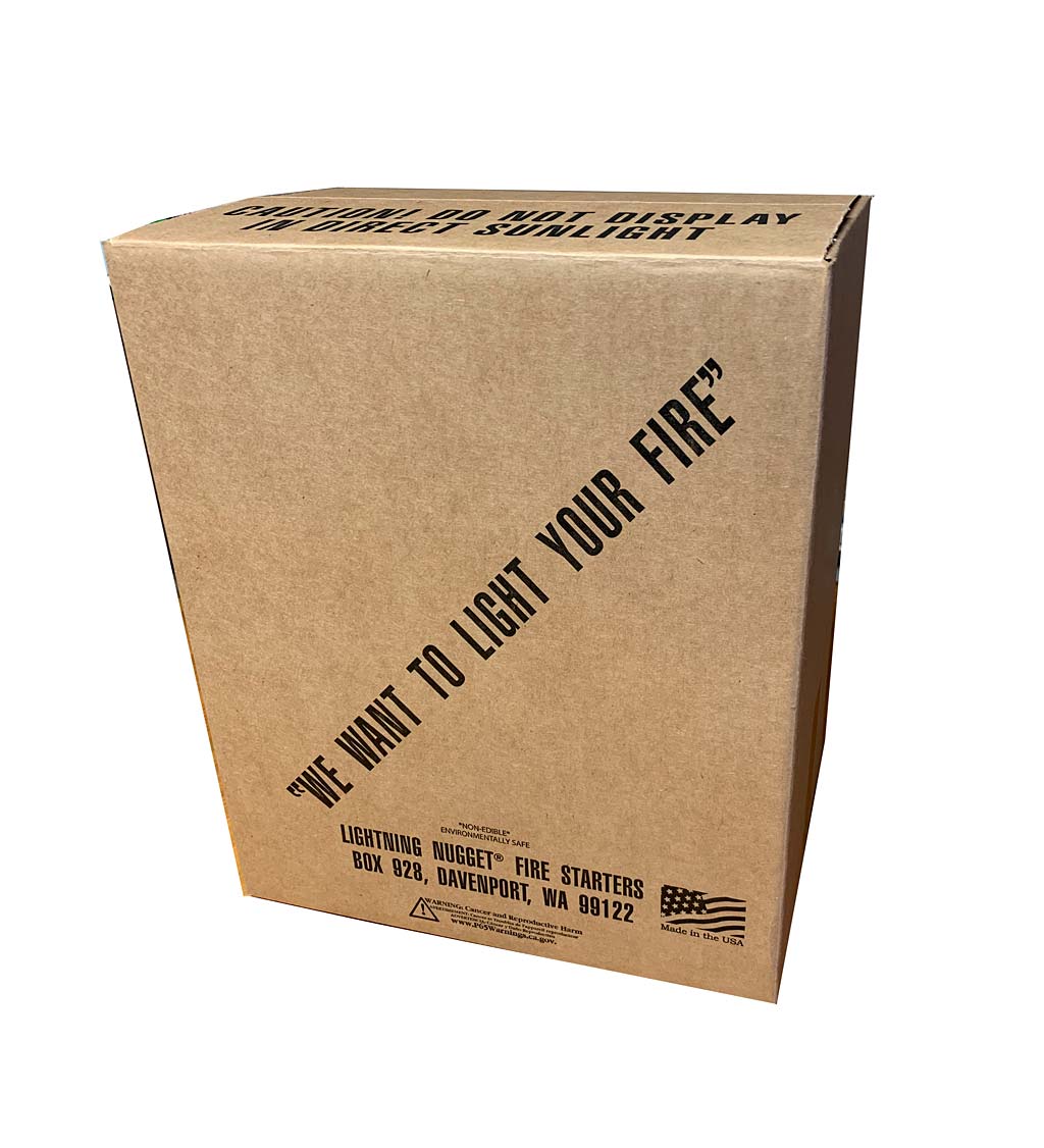 Box of 350 Lightning Nuggets Fire Starters