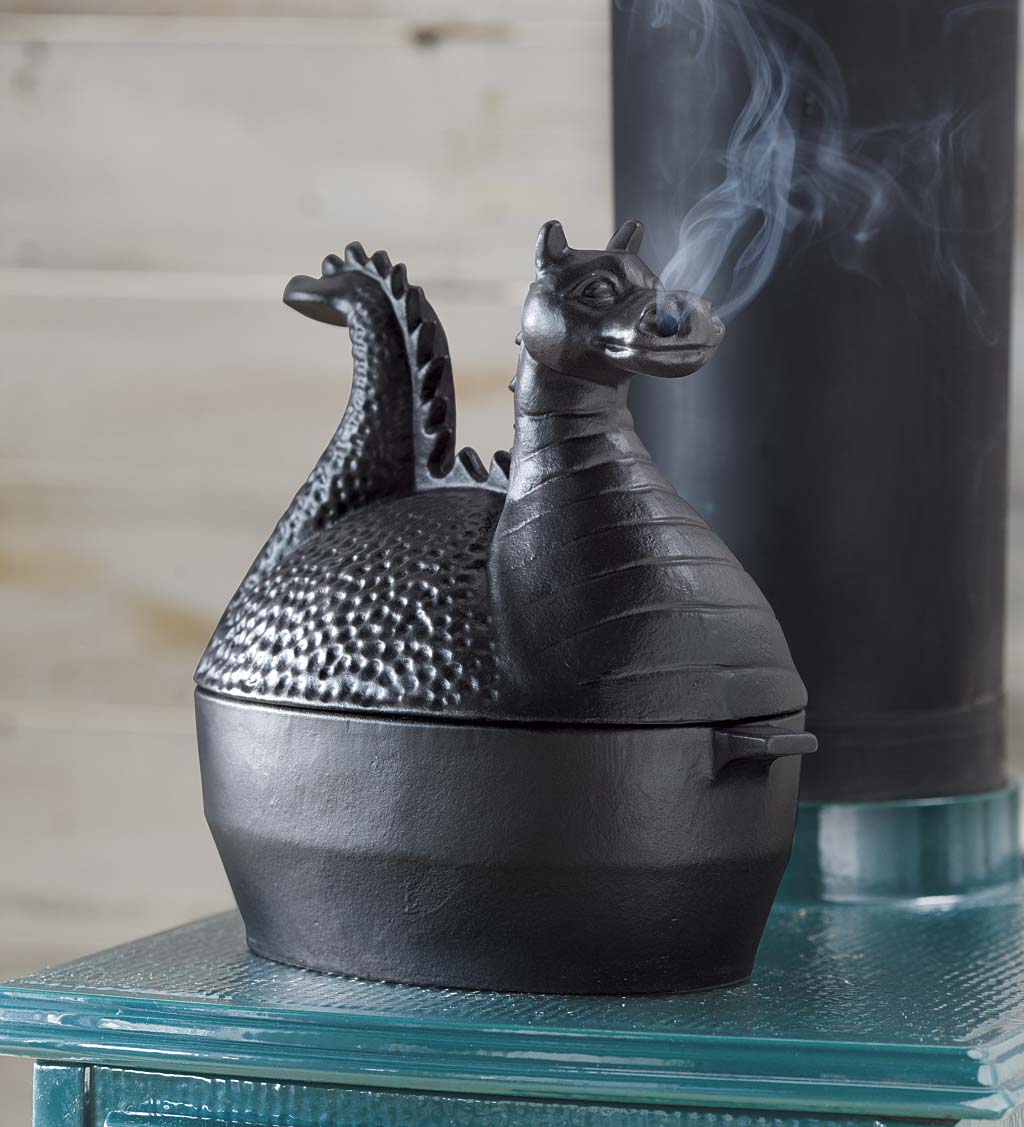 Dragon Woodstove Steamer in Cast Iron
