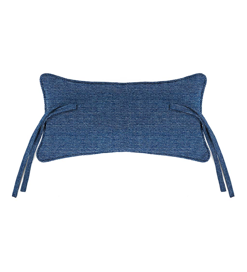 Sunbrella Headrest Pillow with Ties, 15" x 8" x 4½" swatch image