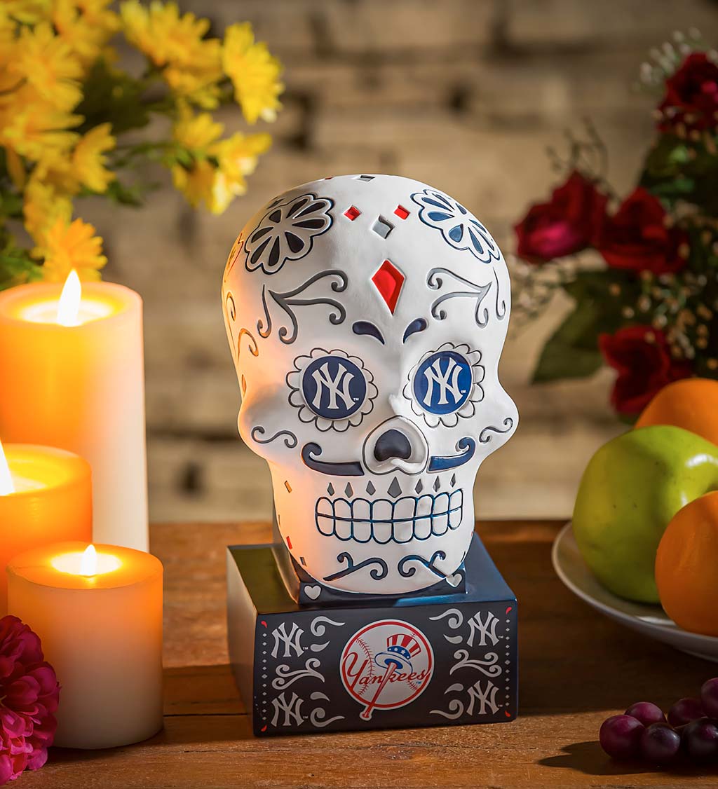 New York Yankees Sugar Skull Statue