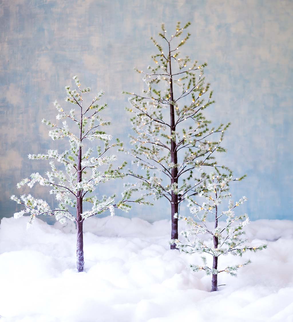 Indoor/Outdoor Lighted Snowy Pine Tree