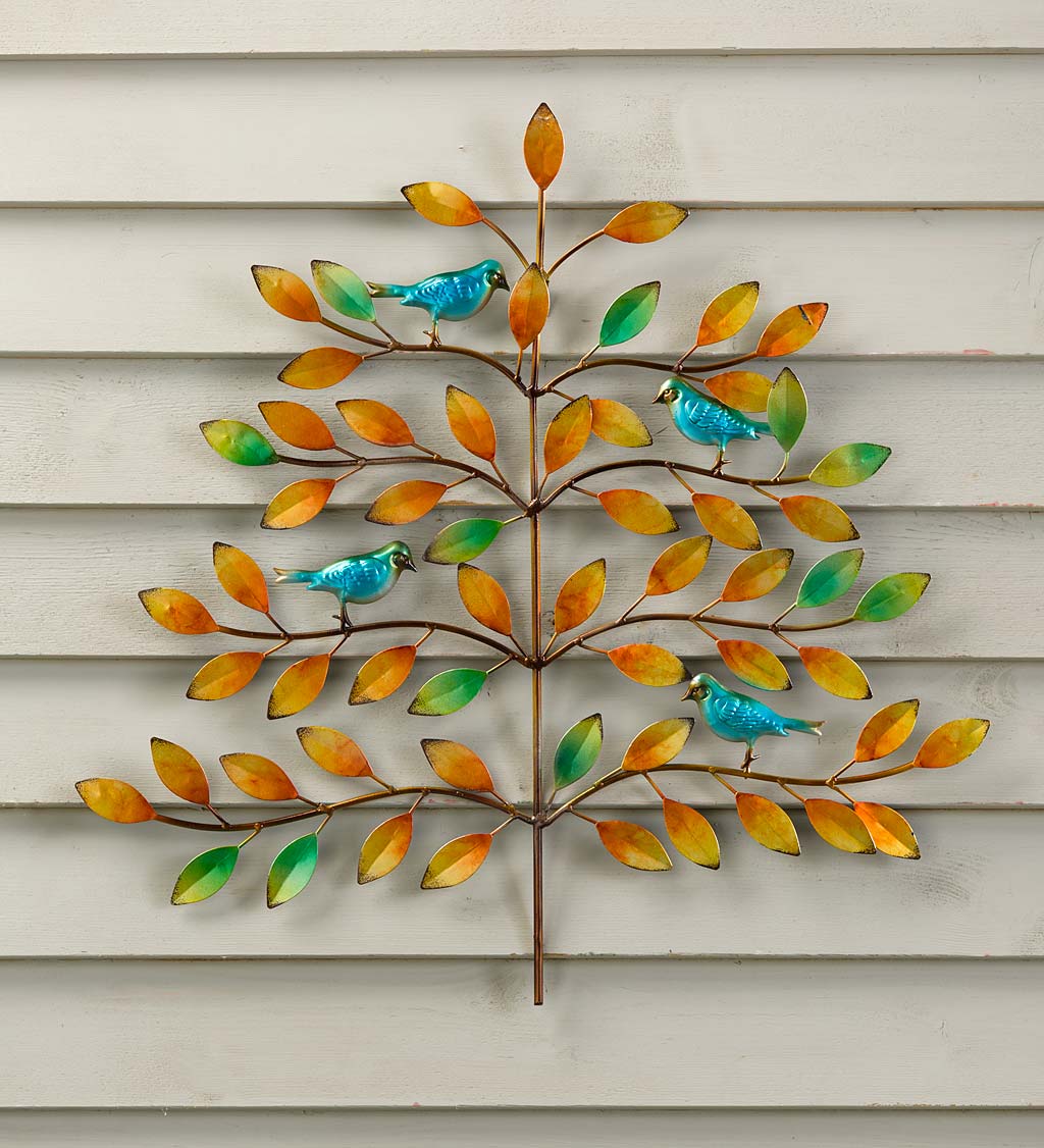 Tree of Life and Bluebird Wall Art