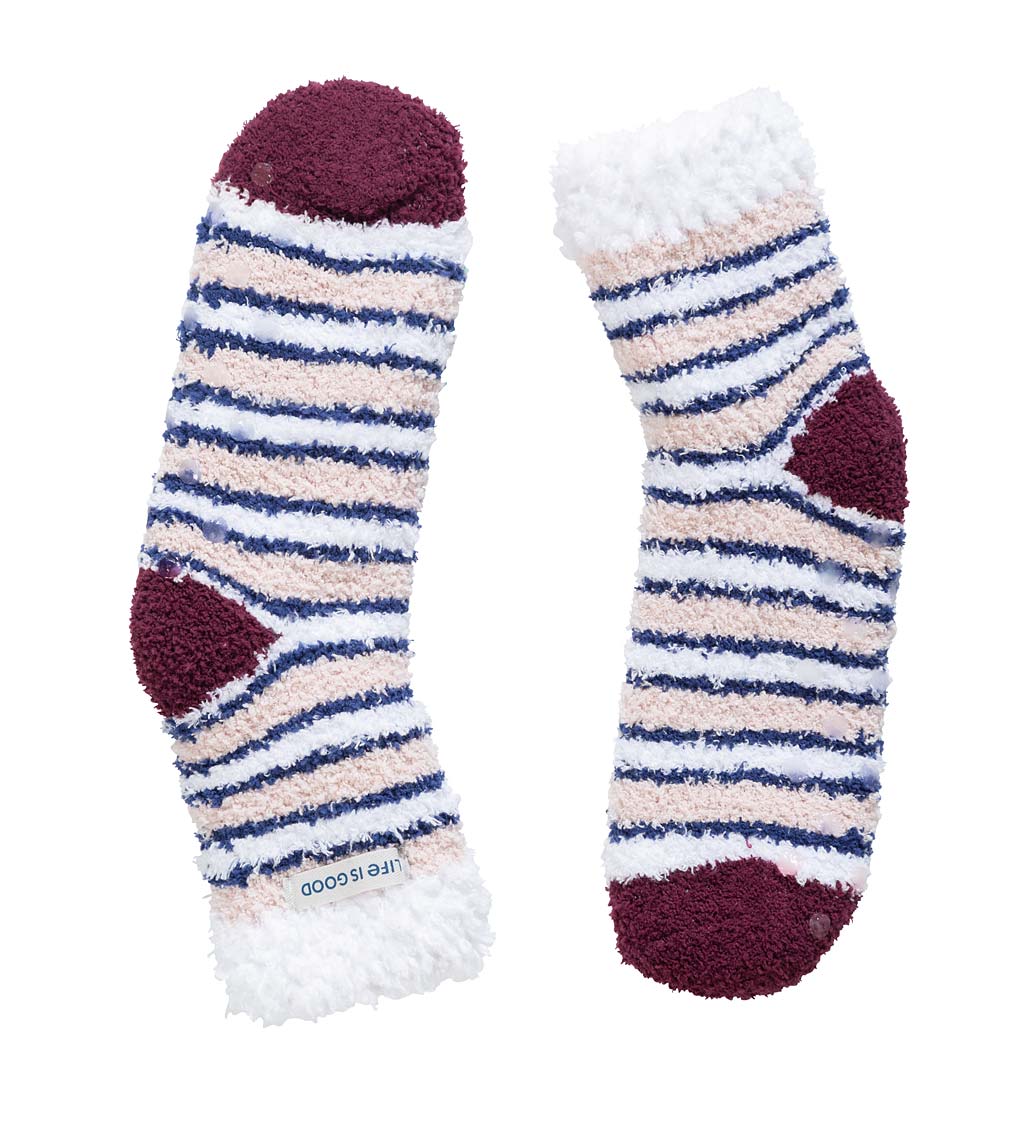 Life Is Good® Double Layer Snuggle Slipper Socks swatch image