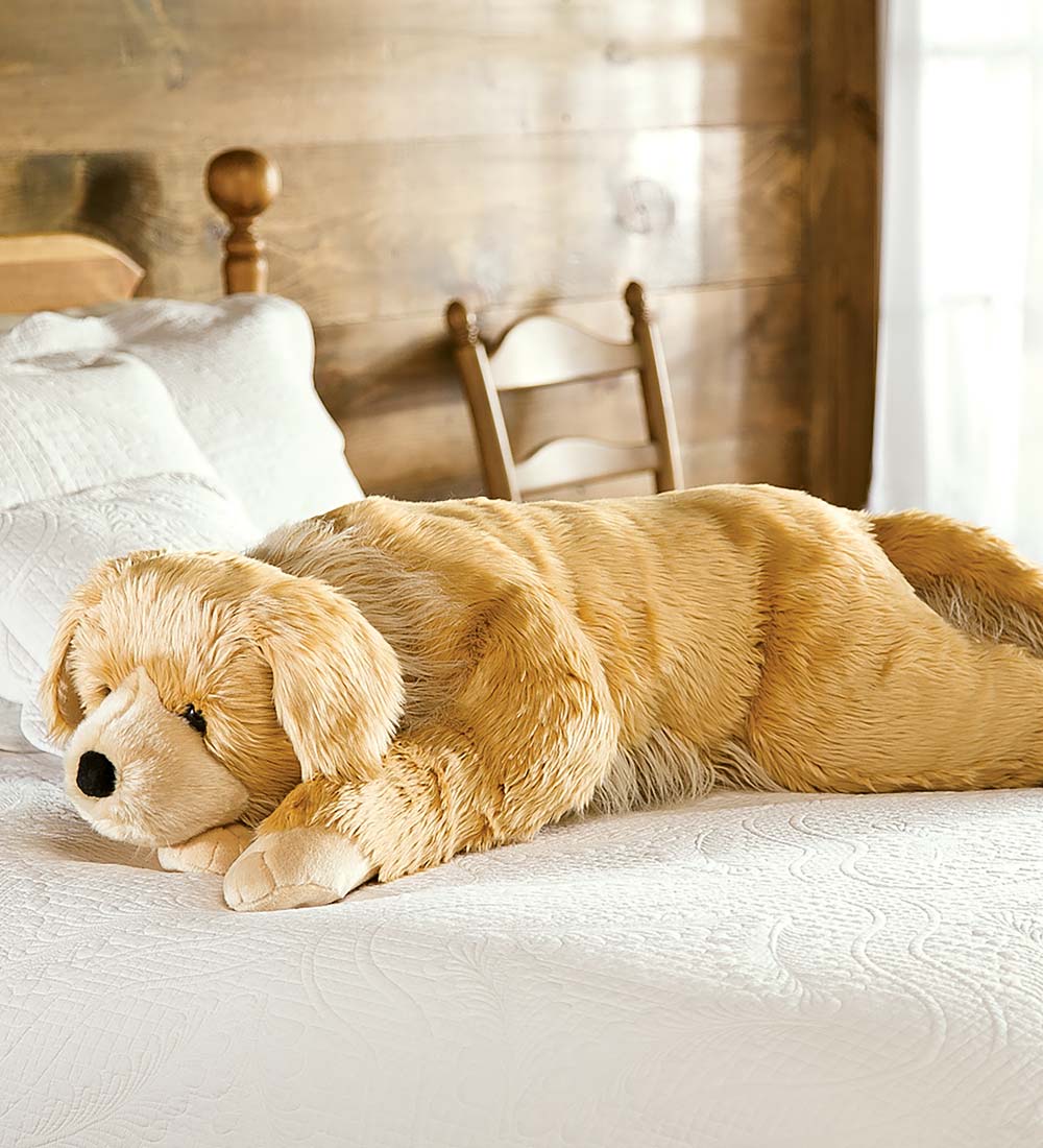Golden Retriever Plush Cuddle Animal Body Pillow