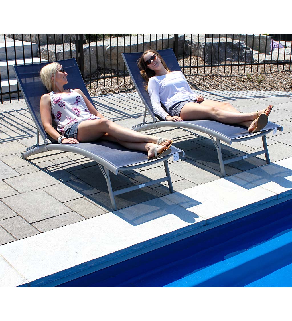 Clearwater Aluminum Lounge Chair Set