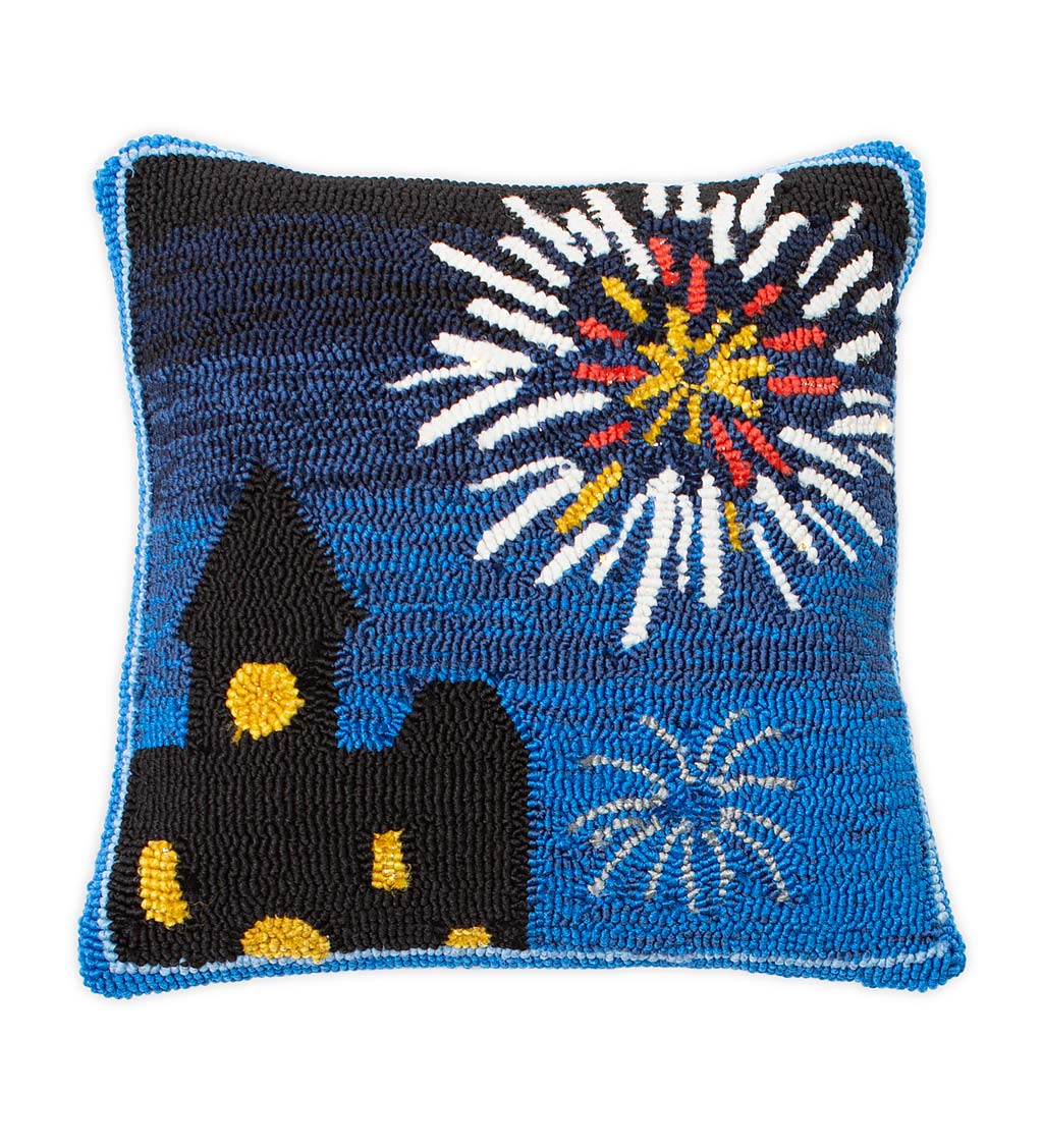 Indoor/Outdoor Lighted Fireworks Pillow