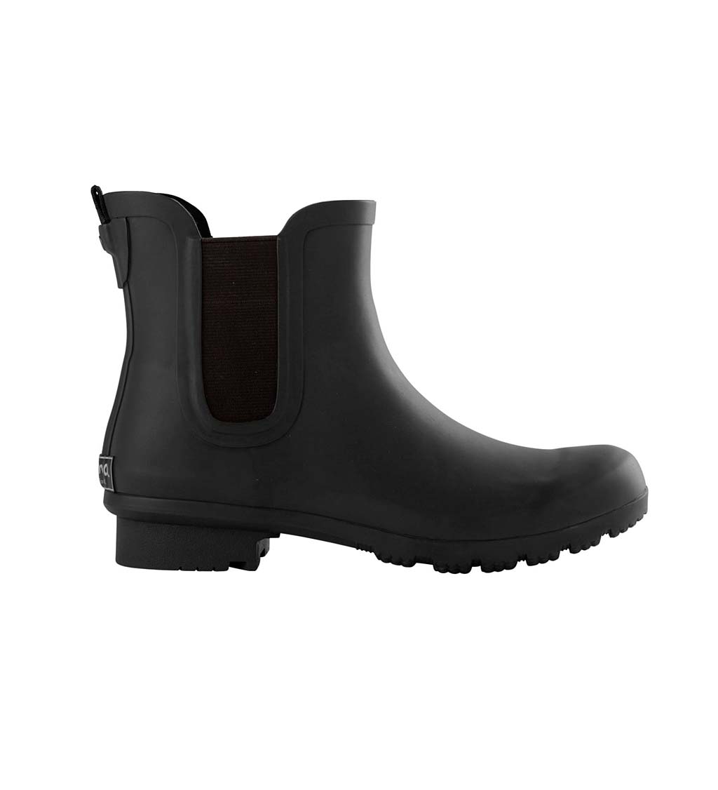 ROMA Waterproof Chelsea Matte Rubber Rain Boots swatch image