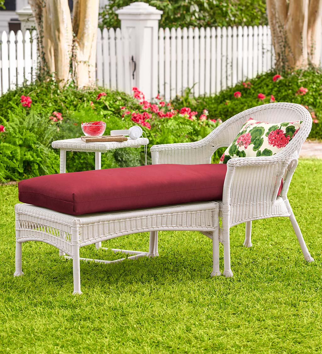 Easy Care Resin Wicker Chaise