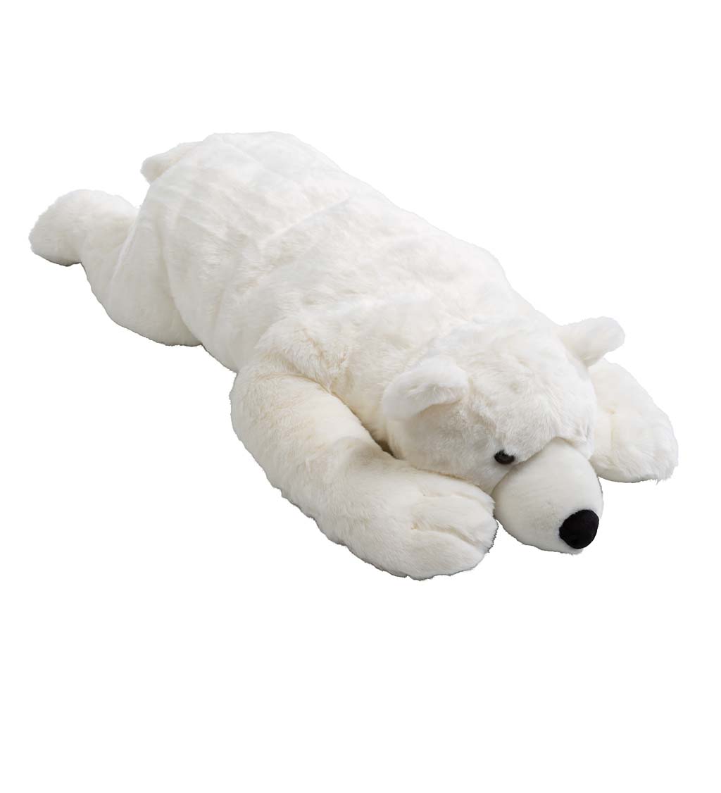 Polar Bear Oversized Plush Cuddle Animal Body Pillow