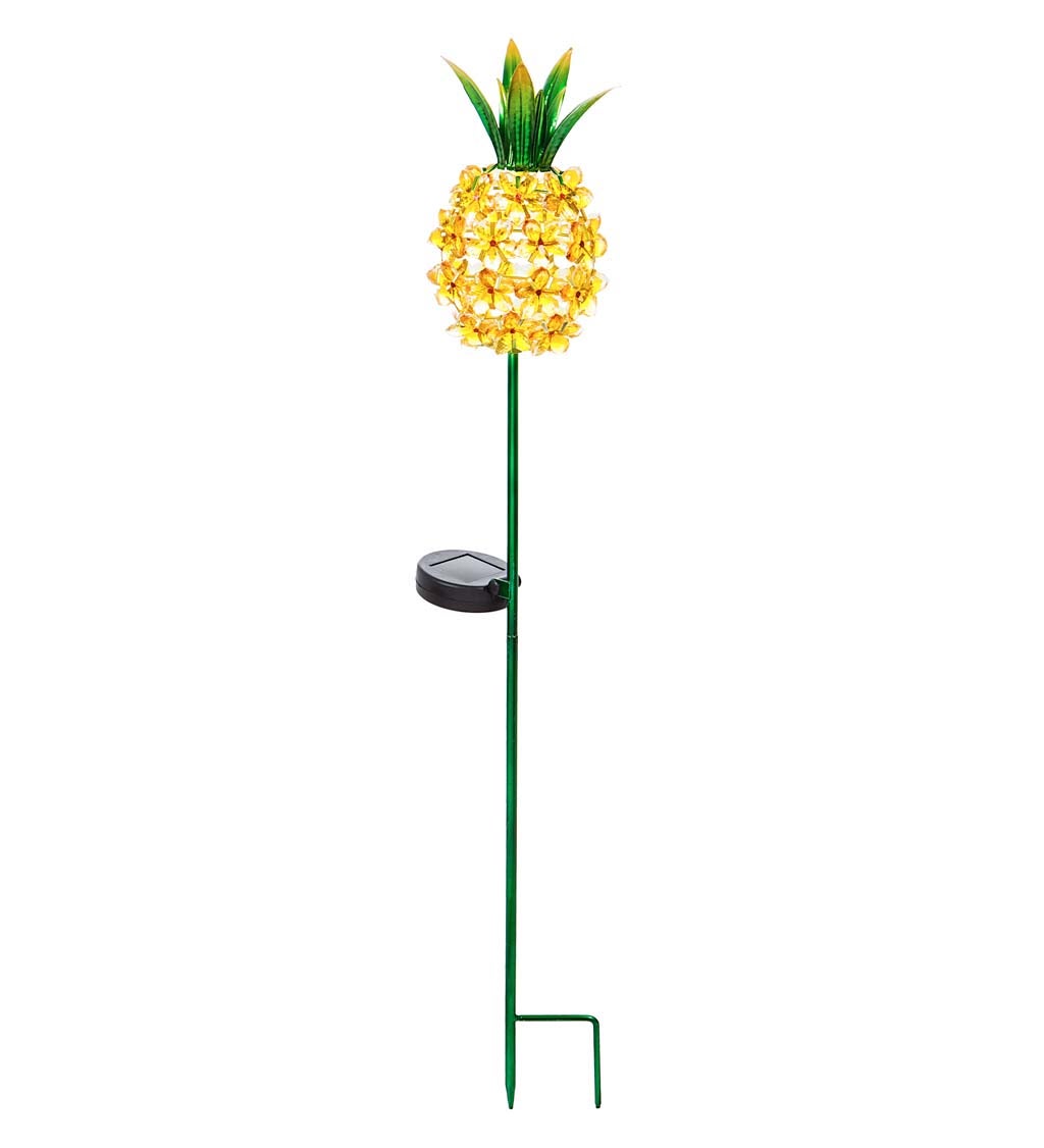 Solar Pineapple Garden Stake