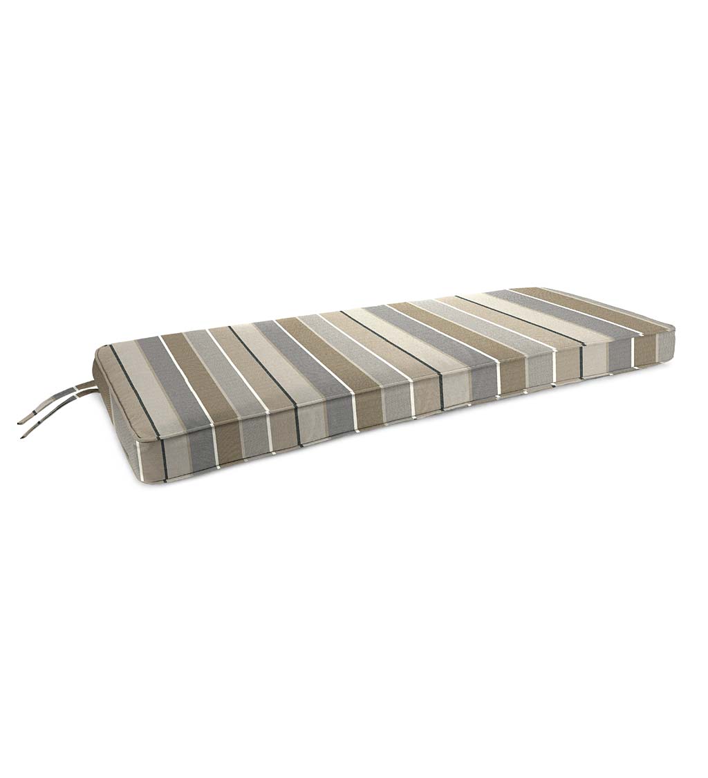 Sunbrella Swing/Bench Cushion with Ties, 44" x 18" x 3" swatch image