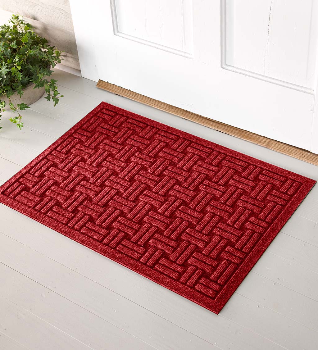 Waterhog Basket Weave Doormat, 2' x 3' swatch image