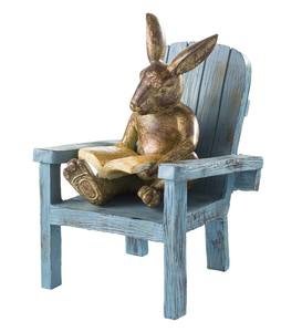 Reading Rabbit Garden Statue