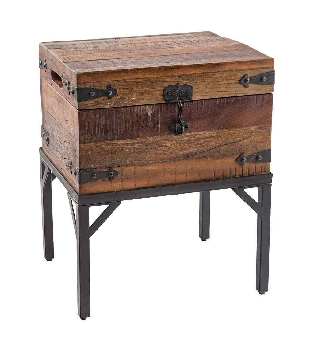 Allegheny Reclaimed Wood Storage Trunk Table