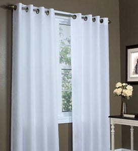 54"W x 95"L Thermovoile Lined Grommet-Top European-Style Voile Panel