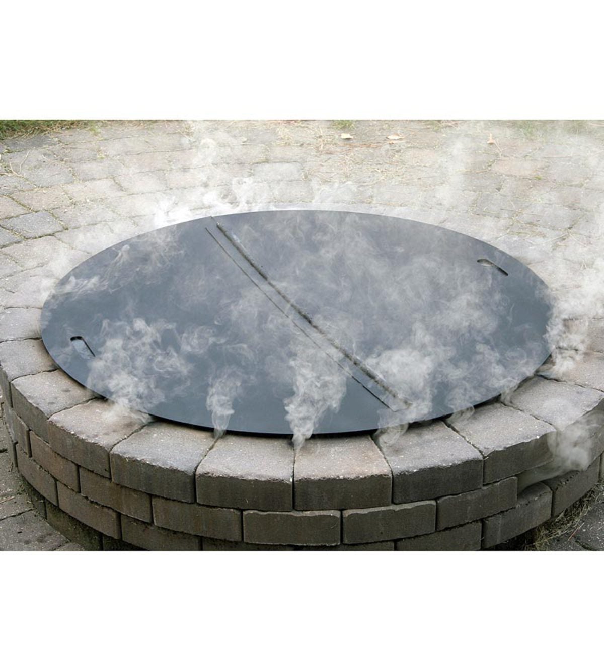 metal fire pit cover