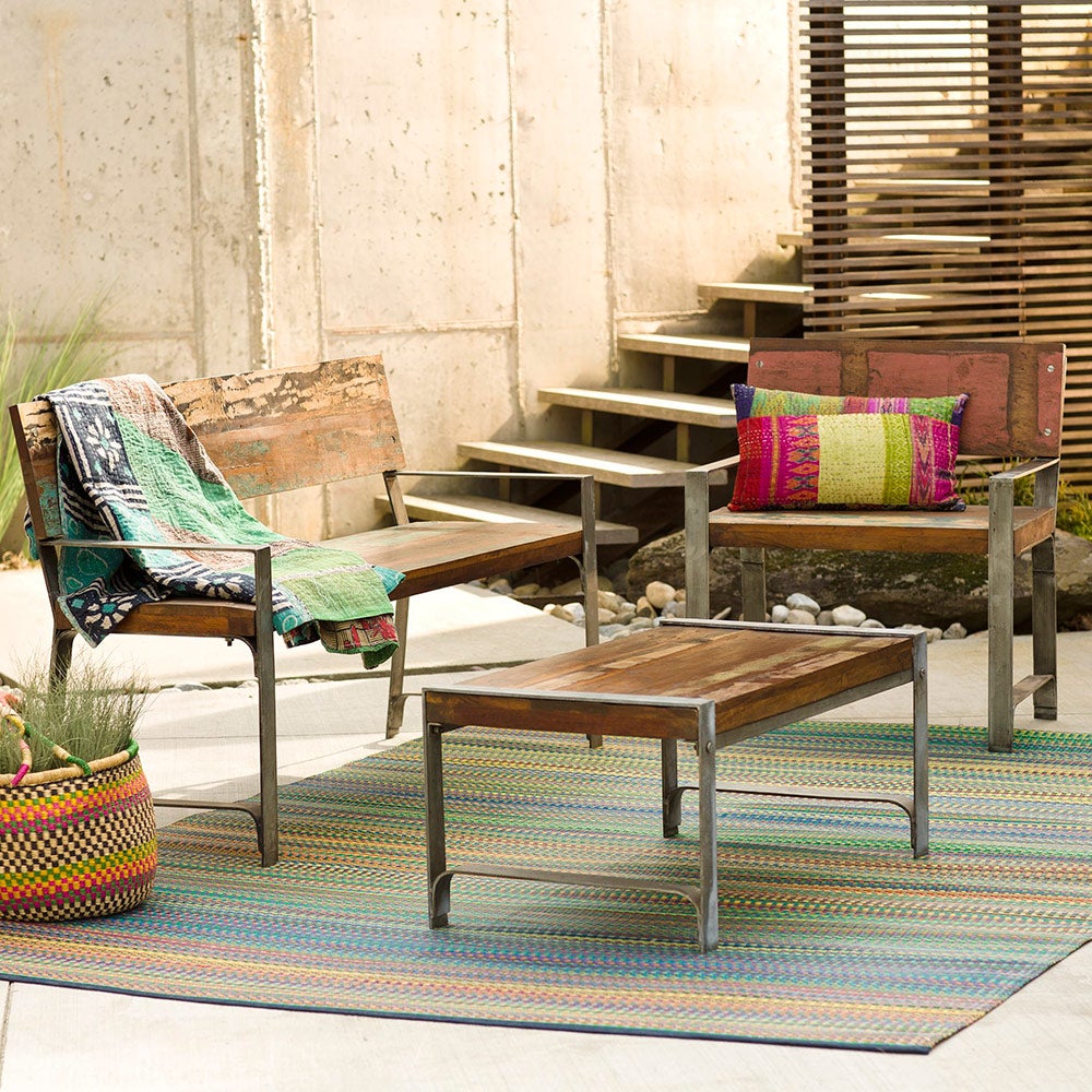 Greenwich Reclaimed Wood Outdoor Furniture Collection