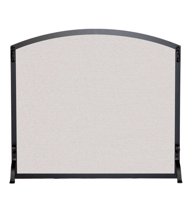 Large Flat Fireplace Screen With Arched Top swatch image