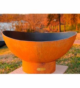 Scallops Fire Pit by Firepit Art, USA-Made