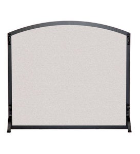 Flat Fireplace Screen With Arched Top