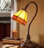 Tiffany-Style Stained Glass Mission Style Desk Lamp