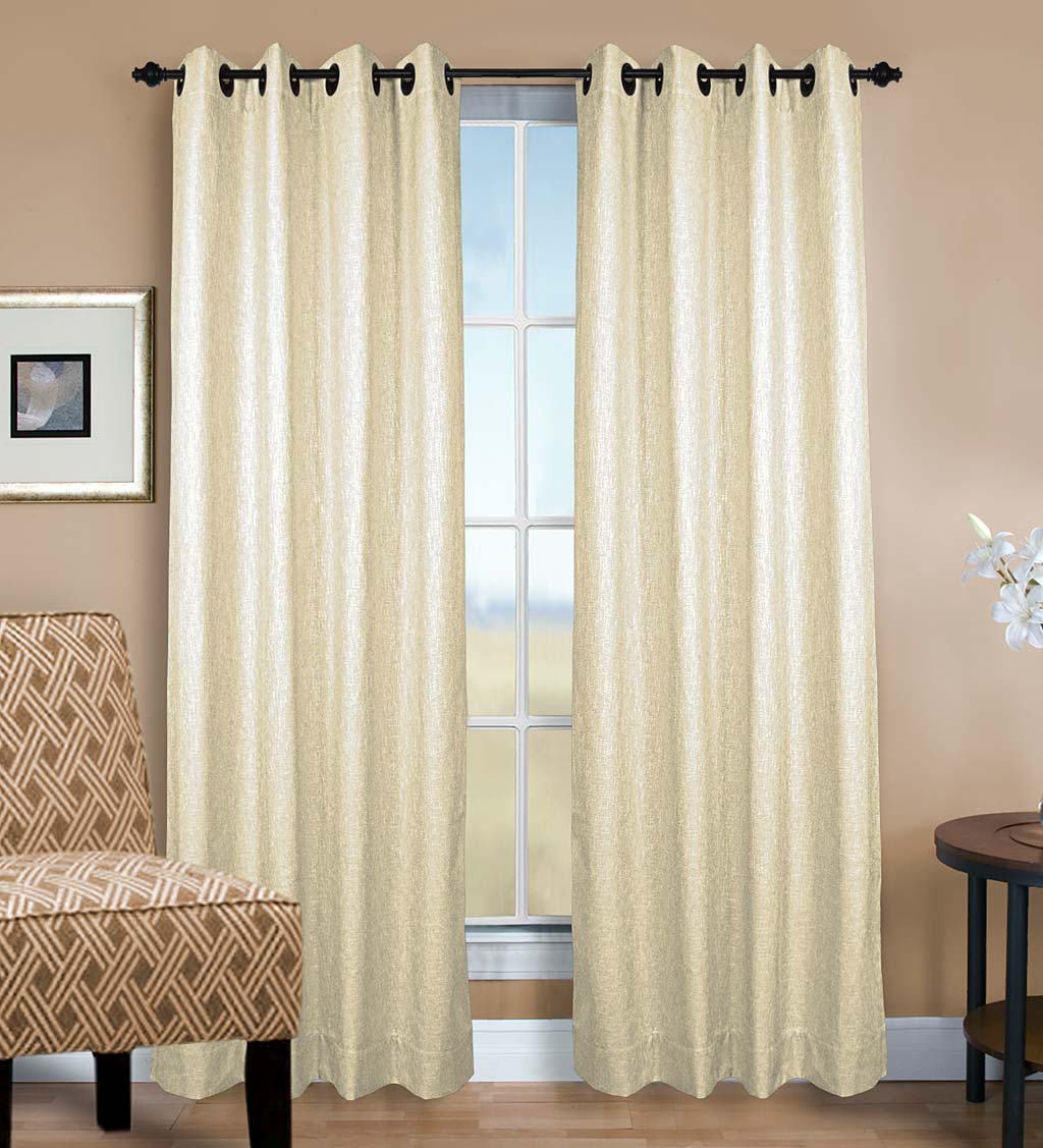 Monet Grommet Insulated Curtain Panel, 50"W x 96"L swatch image