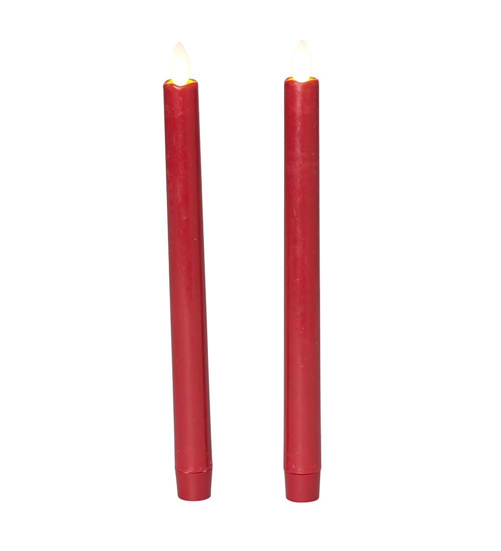 Flameless LED Taper Candles, Set of 2 swatch image